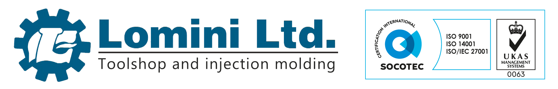LOMINI Ltd. — Toolshop and injection molding, ISO 9001, ISO 14001, ISO/IEC 27001